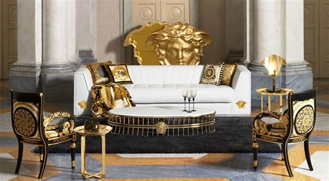 living room versace furniture